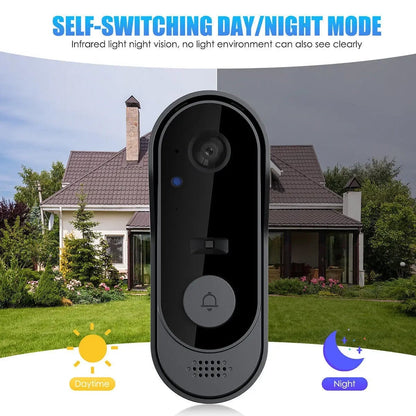 Video Doorbell with Two-Way Talk & Night Vision for Front Door Security