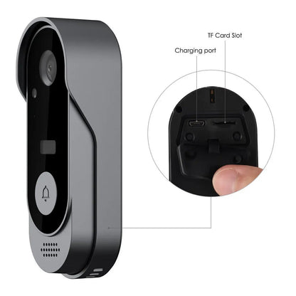 Video Doorbell with Two-Way Talk & Night Vision for Front Door Security