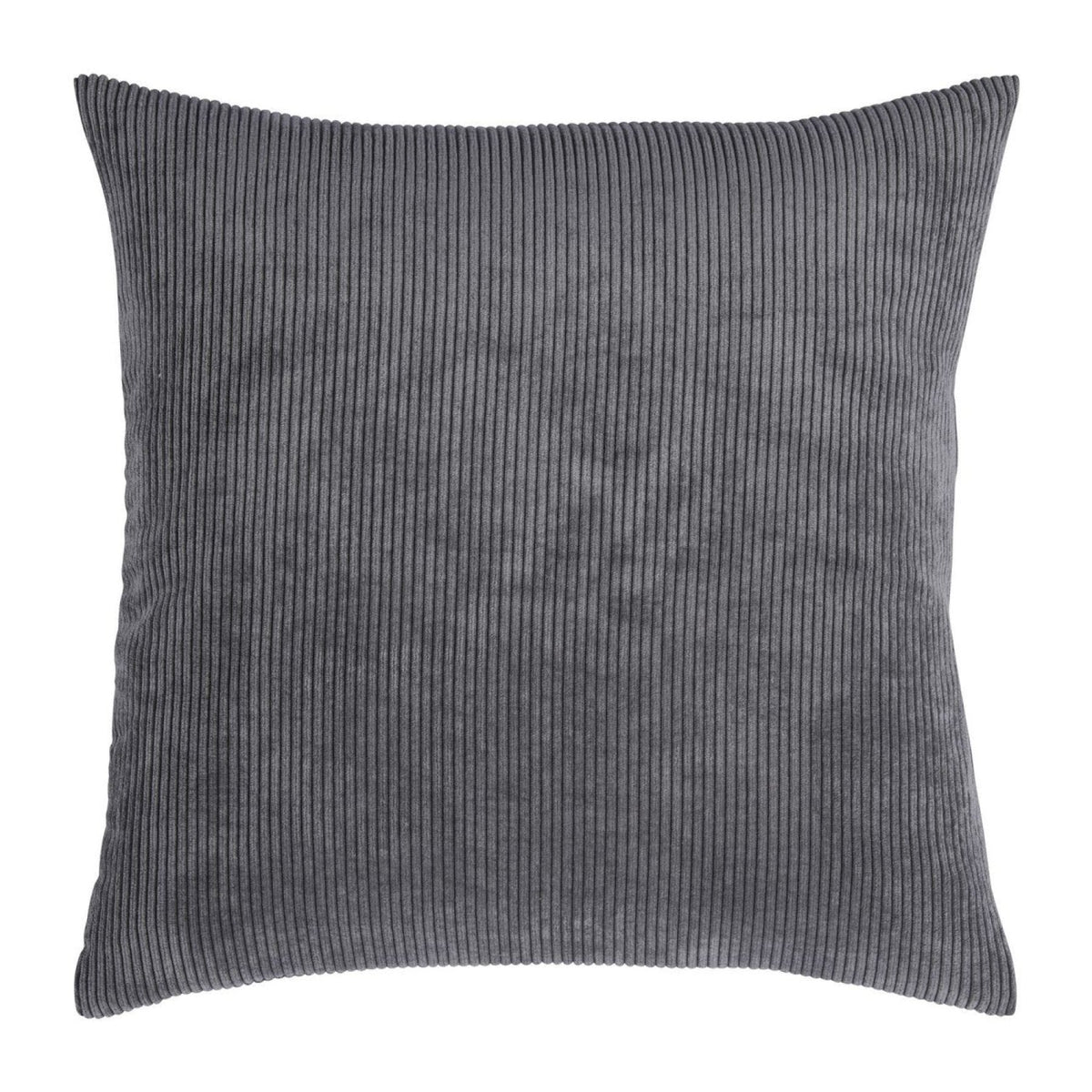 Ribbed Velvet-Look Pillow Cover Square Throw Cushion Case Soft Textured Home Decor for Couch Sofa Bedroom Living Room