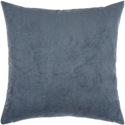 Ribbed Velvet-Look Pillow Cover Square Throw Cushion Case Soft Textured Home Decor for Couch Sofa Bedroom Living Room