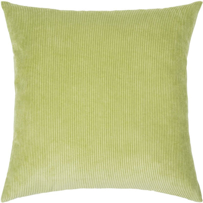 Ribbed Velvet-Look Pillow Cover Square Throw Cushion Case Soft Textured Home Decor for Couch Sofa Bedroom Living Room