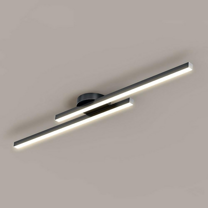 Lámpara de techo LED de montaje empotrado — Disco redondo de perfil bajo de 8.3 pulgadas para dormitorio, pasillo y entrada — Montaje en superficie de aluminio y acrílico moderno con