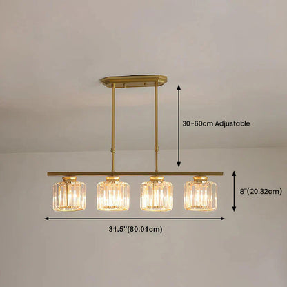 Multi-Light Overhead Fixture with Clear Glass Globes for Dining Tables & Islands – Adjustable Drop, Black Metal Frame, E27 Socket – Contempo