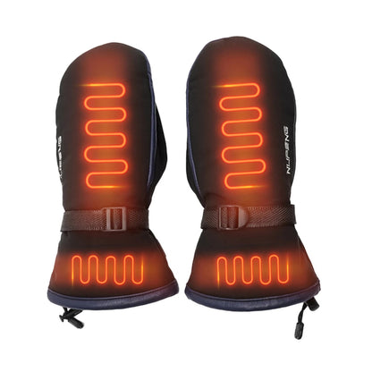 USB Powered Heated Winter Gloves with Dual-Zone Warming & Anti-Slip Palm for Outdoor Activities