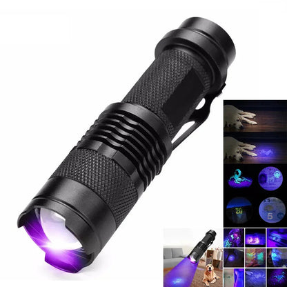 Inspection Pro | LED UV Flashlight for Stain Detection with Compact Design | Ideal for Home and Pet Care