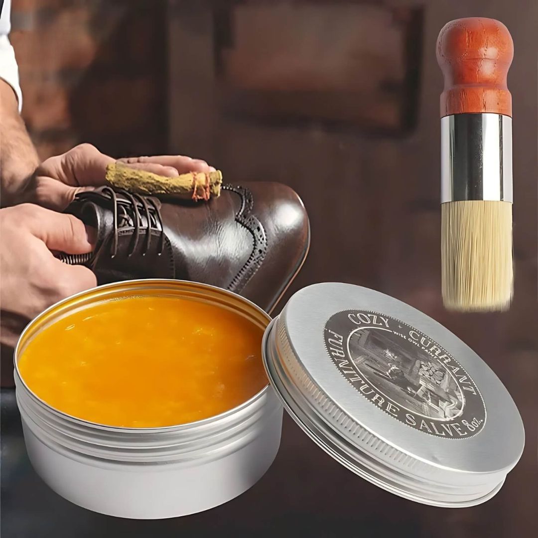 Acondicionador nutritivo para asientos de muebles, bolsos, zapatos y chaquetas de cuero genuino, fórmula transparente con aplicador de esponja