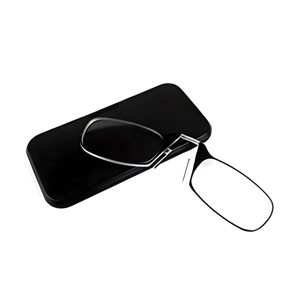 Gafas de lectura de pinza para hombre y mujer: lectores compactos sin montura con puente flexible, gafas de aumento económicas para