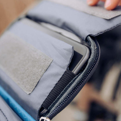 All-Weather Bicycle Handlebar Pouch with Touchscreen Access
