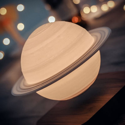 Floating Magnetic Globe Desk Lamp with Dual-Tone LED Lighting for Office & Bedroom