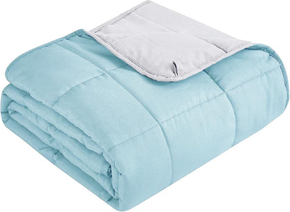 Cozy Comfort | Weighted Blanket with Cooling Microfiber | All-Season Softness for Ultimate Relaxation