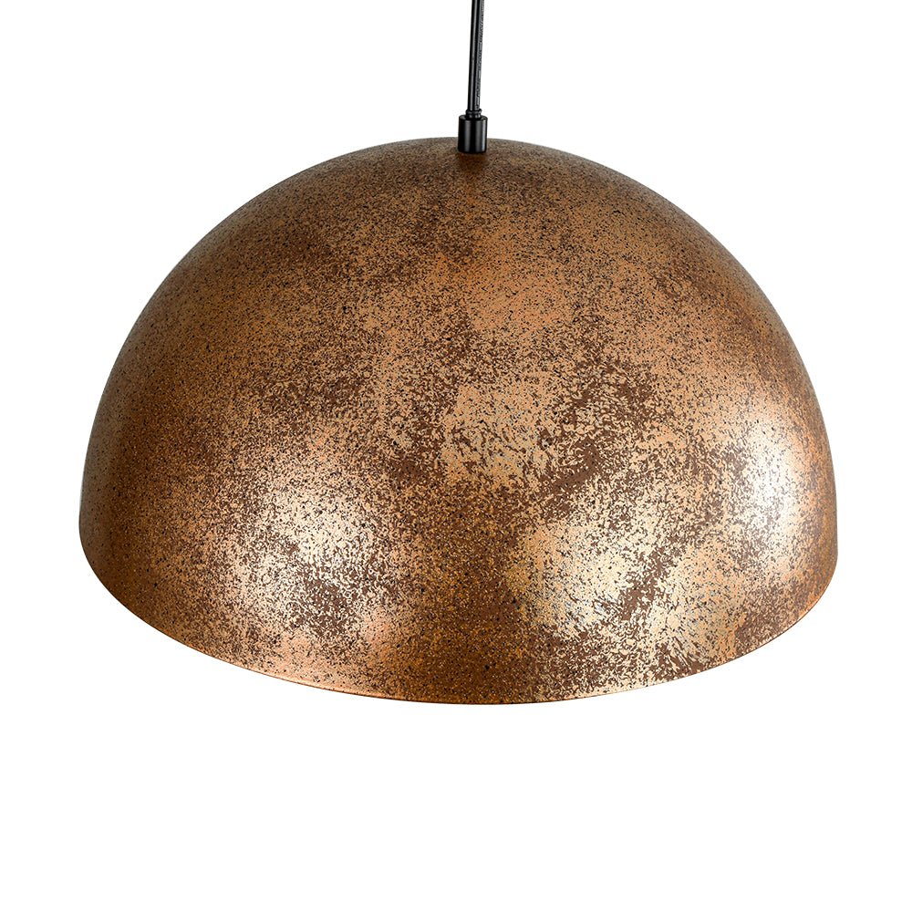 Statement Bowl Pendant Ceiling Light with Gold Interior – Adjustable Cable & Dimmable for Kitchen Island, Dining