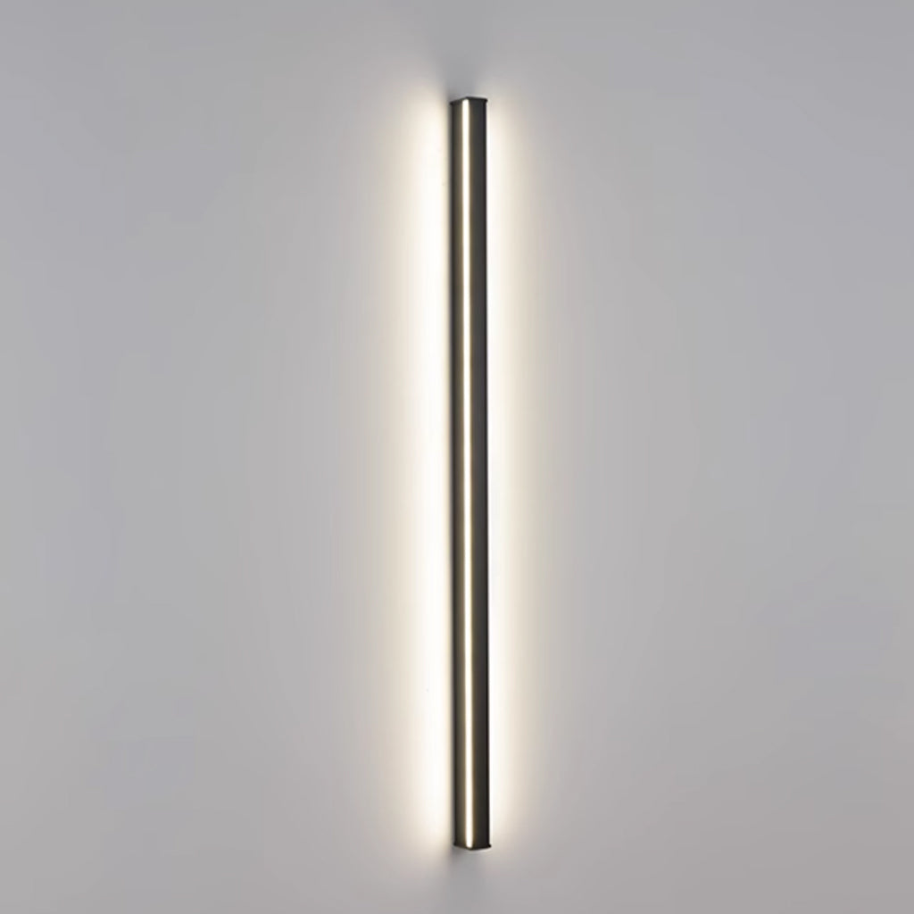 Dimmable LED Wall Sconce Sleek Aluminum Bar Light for Bedroom Living Room Hallway 24 to 79 Inches Black White Modern Accent Lighting
