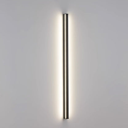 Dimmable LED Wall Sconce Sleek Aluminum Bar Light for Bedroom Living Room Hallway 24 to 79 Inches Black White Modern Accent Lighting