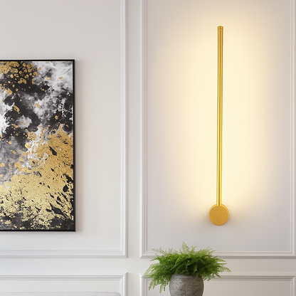 LED Wall Light Fixture Modern Minimalist Linear Sconce for Dining Room Bar Bedroom | Acrylic Iron Construction | Warm White Ambient