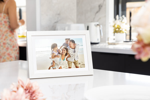 Connected Memories | Digital Photo Frame with 32GB Storage & Easy Setup | Perfect for Sharing Memories Instantly