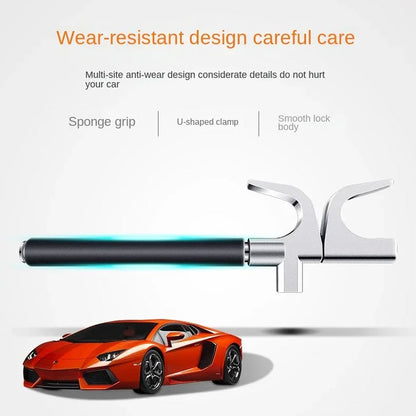 Retractable Anti-Theft Bar with Copper Core Lock & Emergency Glass Breaker for Cars, SUVs & Trucks