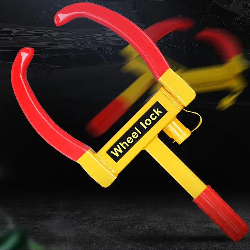 Heavy-Duty Tire Boot Lock for Cars, Trucks, Trailers & More – Adjustable Up to 11 In Width – Rust-Resistant Steel with Scratch-Free Coating