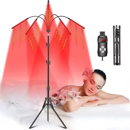 Infrared Therapy Floor Lamp with Dual Wavelength Technology for Pain Relief & Skin Rejuvenation