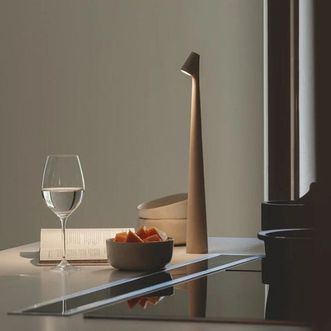 LunaLite | Wireless Table Lamp with Rechargeable Battery | Modern Design for Cozy Ambiance
