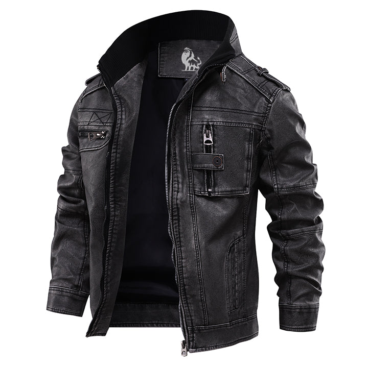Men's Jacket 2-Pack Bundle – Black & Tan Brown Casual Outerwear Set for Everyday Comfort & Style