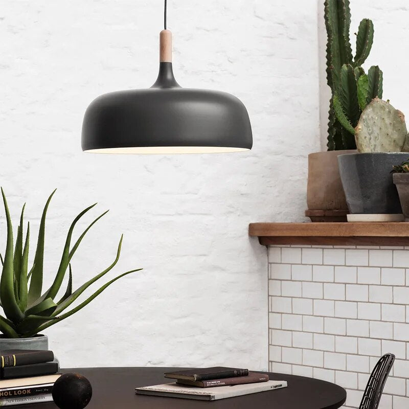 Industrial Drop Ceiling Light 13 Inch Metal Fixture Adjustable Height for Kitchen Island Dining Room Workspace Modern Minimalist Overhead Li