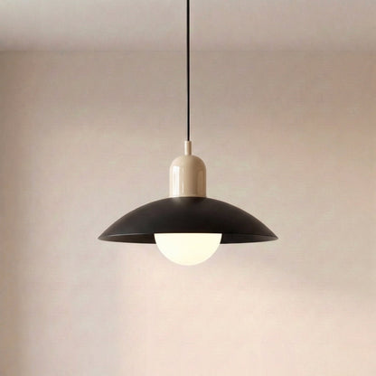Round Iron Pendant Light with Adjustable 59 in Cable for Kitchen Island, Dining Table & Living Room | Scandinavian Modern Design in 20