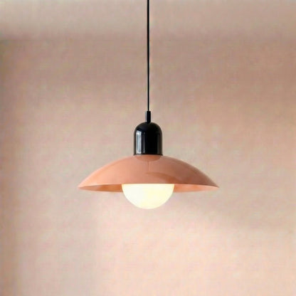 Round Iron Pendant Light with Adjustable 59 in Cable for Kitchen Island, Dining Table & Living Room | Scandinavian Modern Design in 20