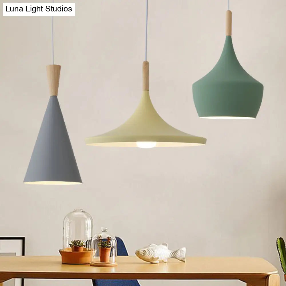Adjustable Drop Ceiling Fixture – Powder-Coated Metal Shade with E26 Socket for Kitchen Island, Bedroom, Kids Room & Entryway