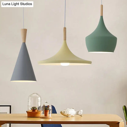 Adjustable Drop Ceiling Fixture – Powder-Coated Metal Shade with E26 Socket for Kitchen Island, Bedroom, Kids Room & Entryway