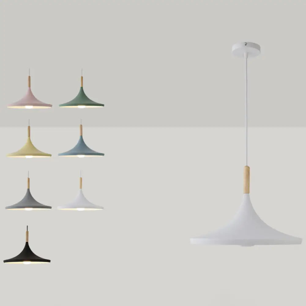 Adjustable Drop Ceiling Fixture – Powder-Coated Metal Shade with E26 Socket for Kitchen Island, Bedroom, Kids Room & Entryway