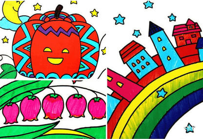208-Piece Kids Art Supply Set with Crayons Markers Colored Pencils for Drawing Coloring Creative Play Boys Girls