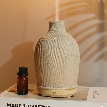 Boho Vase Humidifier with Ultrasonic Essential Oil Diffuser