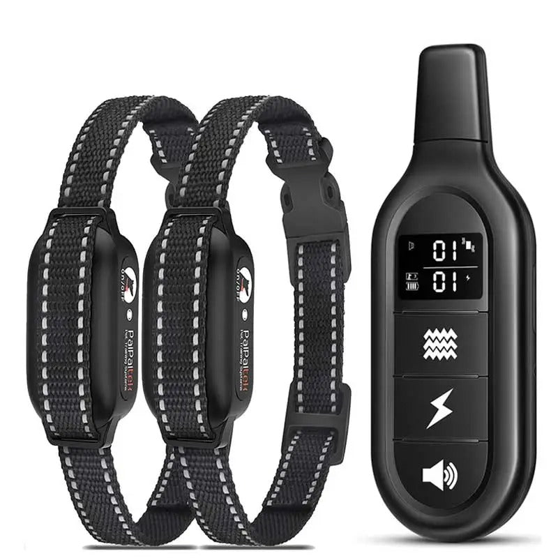 Remote Dog Training Collar with 3300 ft Range, Waterproof Rechargeable System, Vibration Sound & Static Modes for Obedience & Bark Control
