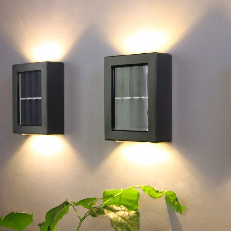 Cordless Solar-Powered LED Garden Light with Dusk Sensor – Weatherproof Outdoor Wall Fixture for Patio, Fence, Pathway & Yard