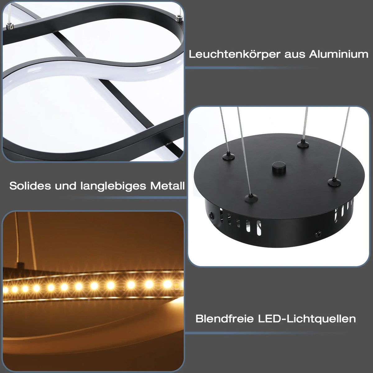 Adjustable Ring Ceiling Light with Remote Dimmable LED 37 in Gold for Dining Room Kitchen Island Modern Hanging Fixture 3-Color Temperature