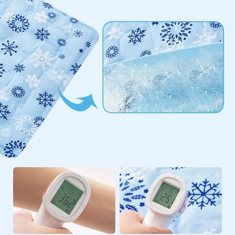 Pet Comfort | Dog Cooling Mat with Self-Cooling Gel Technology | Portable Solution for Summer Relief