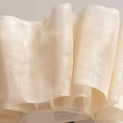 Lámpara de techo colgante con pantalla de tela plisada de 16 pulgadas, color crema cálido, para comedor, isla de cocina, estilo minimalista moderno escandinavo japonés, iluminación ambiental