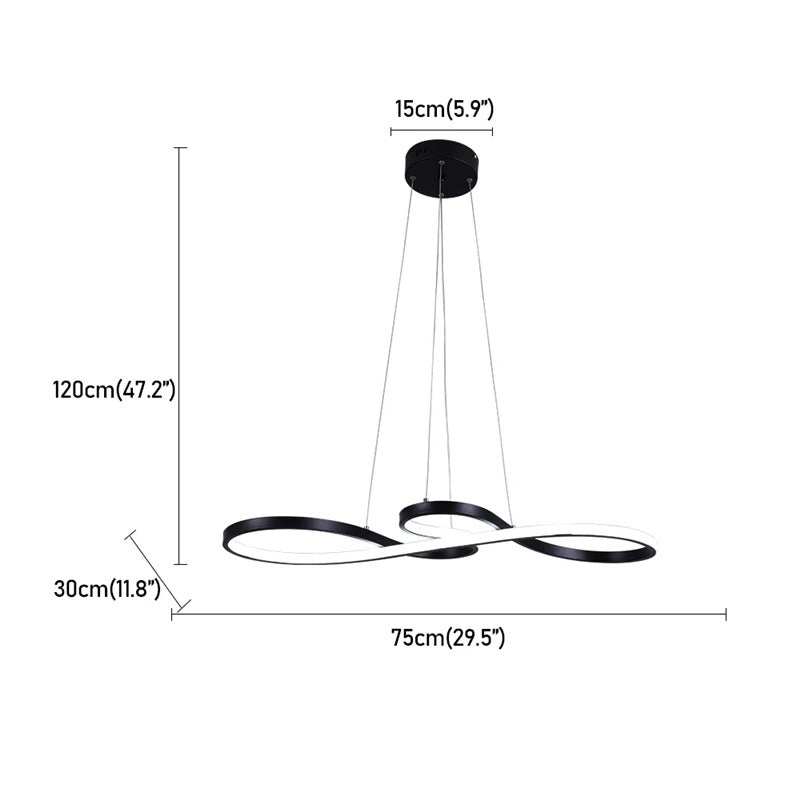 Adjustable Ring Ceiling Light with Remote Dimmable LED 37 in Gold for Dining Room Kitchen Island Modern Hanging Fixture 3-Color Temperature
