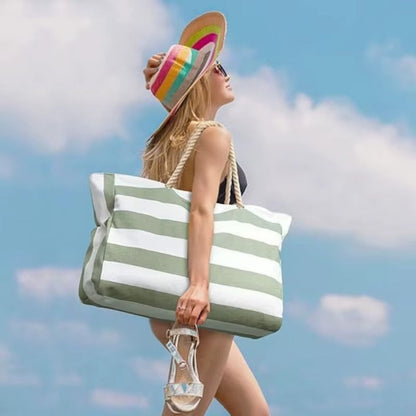 Large Waterproof Tote for Beach - Sandproof Pool and Travel Bag