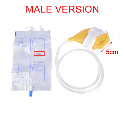 Washable Incontinence Underwear for Seniors with Built-In Collection Pouch – Discreet Adult Urinary Aid for Men & Women