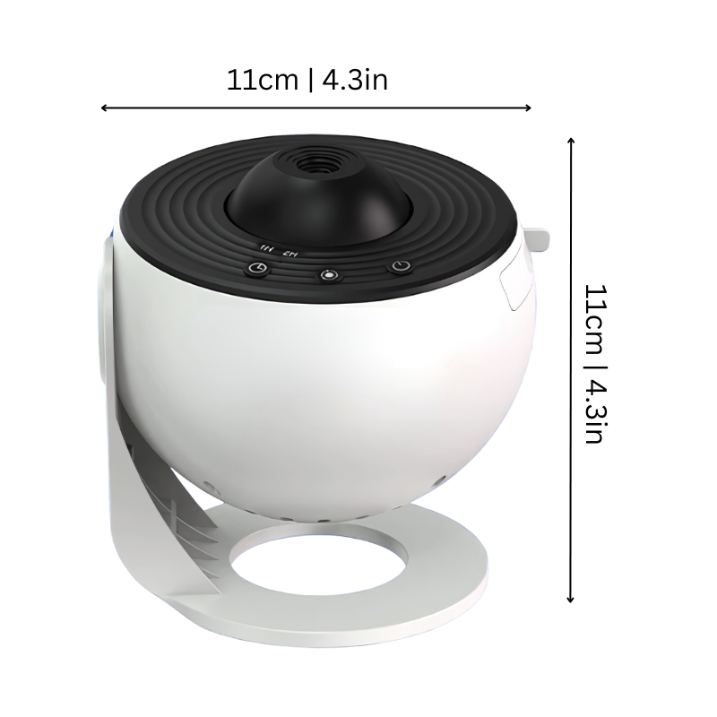 Galaxy Star Projector 4K HD Night Light with 12 Cosmic Scene Discs 360° Rotation USB Rechargeable Nebula Ceiling Projector for Bedroom