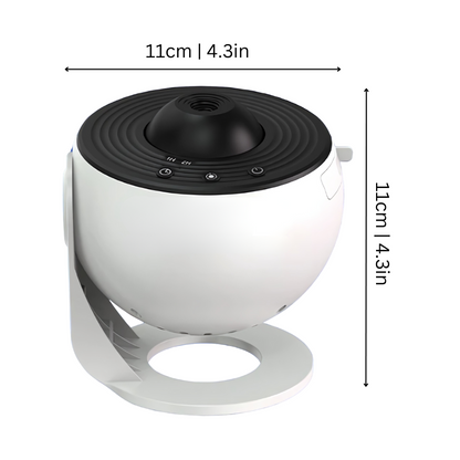 Galaxy Star Projector 4K HD Night Light with 12 Cosmic Scenes 360° Rotation Adjustable Focus for Bedroom Living Room Home Theater