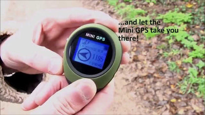 Mini GPS Tracker | Portable Keychain Navigation Device with Distance Logging | Essential Tool for Outdoor Adventures