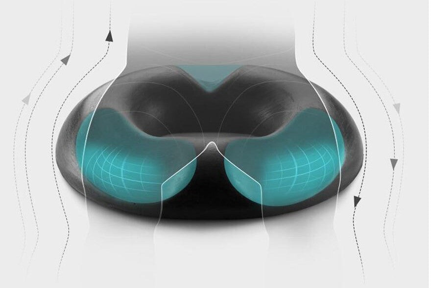Haven Donut Pillow - Memory Foam Coccyx Cushion for Tailbone Pain Relief