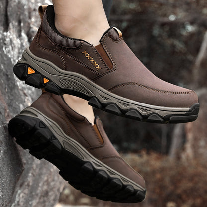 Men's Arch Support Slip-On Loafers for All-Day Walking & Standing | Posture-Correcting Footbed