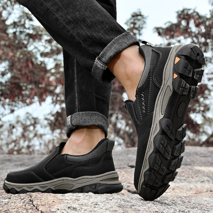 Men's Arch Support Slip-On Loafers for All-Day Walking & Standing | Posture-Correcting Footbed