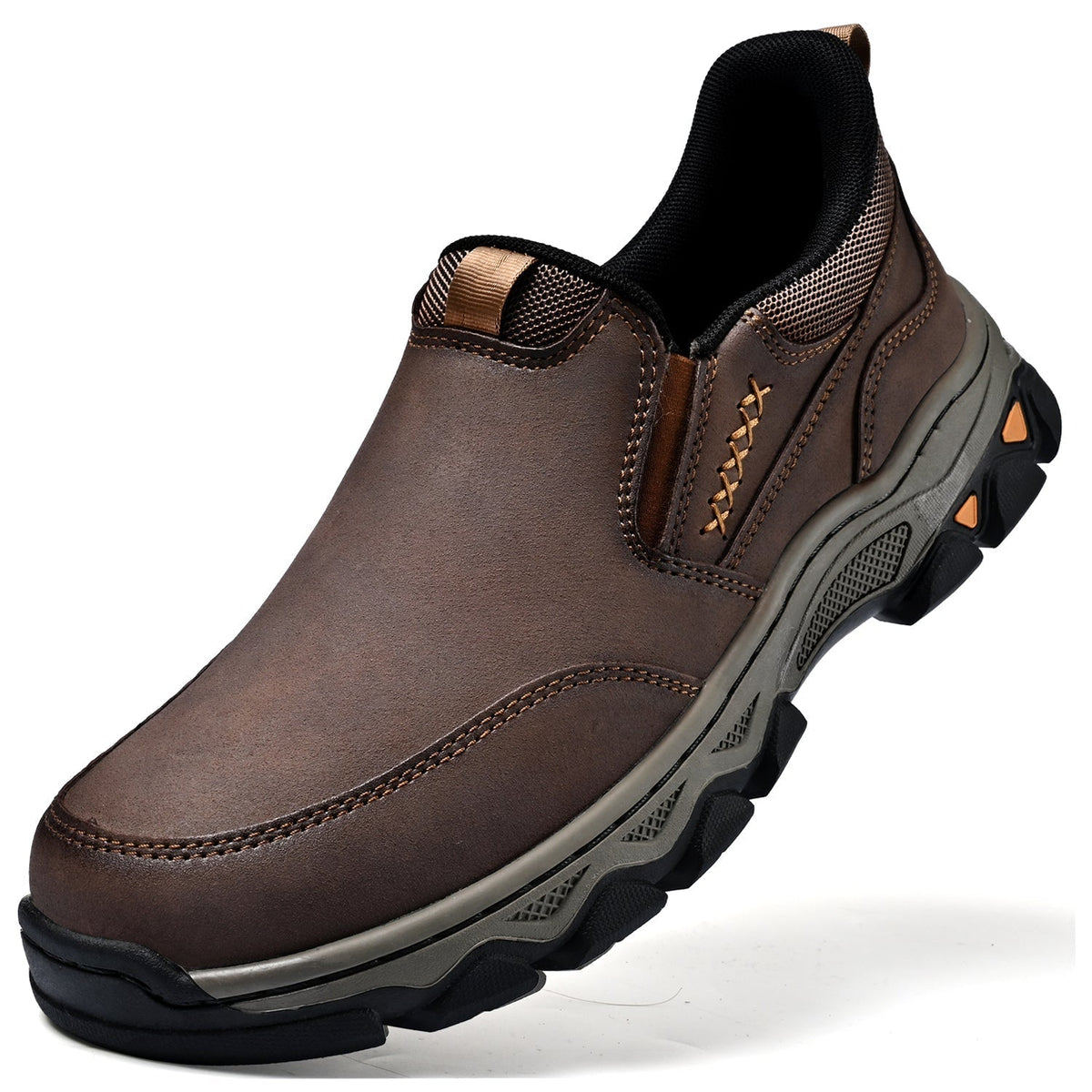 Men's Arch Support Slip-On Loafers for All-Day Walking & Standing | Posture-Correcting Footbed