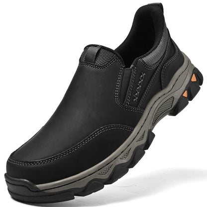 Men's Arch Support Slip-On Loafers for All-Day Walking & Standing | Posture-Correcting Footbed