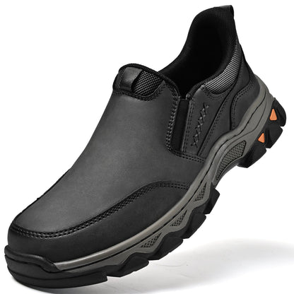 Men's Arch Support Slip-On Loafers for All-Day Walking & Standing | Posture-Correcting Footbed