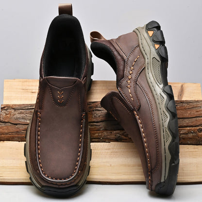Men's Arch Support Loafers for All-Day Comfort & Posture Alignment – Cushioned Sole, Non-Slip Tread, Breathable Upper – Perfect for Work